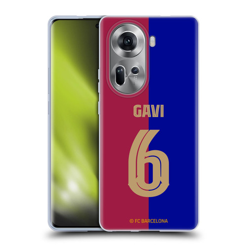 FC Barcelona 2024/25 Players Home Kit Gavi Soft Gel Case for OPPO Reno11
