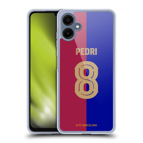 FC Barcelona 2024/25 Players Home Kit Pedri Soft Gel Case for Samsung Galaxy A06 4G