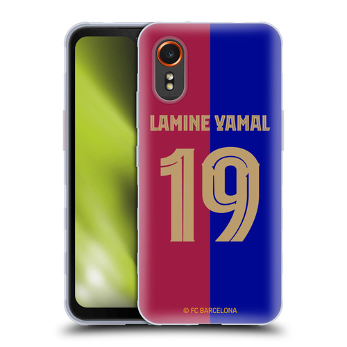 FC Barcelona 2024/25 Players Home Kit Lamine Yamal Soft Gel Case for Samsung Galaxy Xcover7 5G