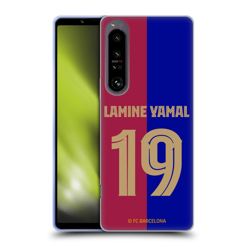 FC Barcelona 2024/25 Players Home Kit Lamine Yamal Soft Gel Case for Sony Xperia 1 IV