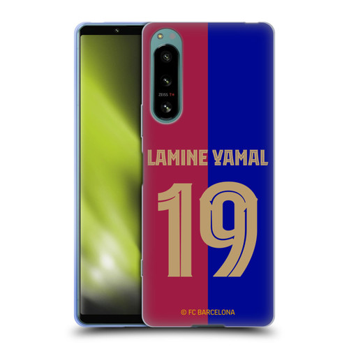 FC Barcelona 2024/25 Players Home Kit Lamine Yamal Soft Gel Case for Sony Xperia 5 IV