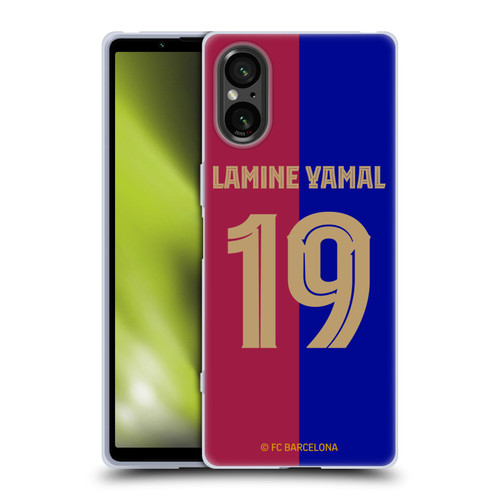 FC Barcelona 2024/25 Players Home Kit Lamine Yamal Soft Gel Case for Sony Xperia 5 V 5G