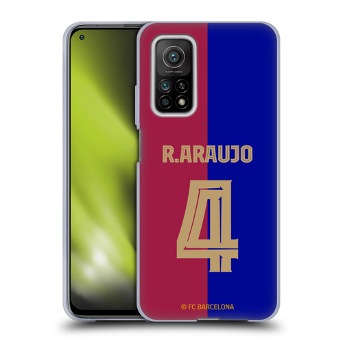 FC Barcelona 2024/25 Players Home Kit Ronald Araújo Soft Gel Case for Xiaomi Mi 10T 5G