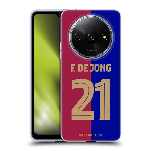 FC Barcelona 2024/25 Players Home Kit Frenkie de Jong Soft Gel Case for Xiaomi Redmi A3