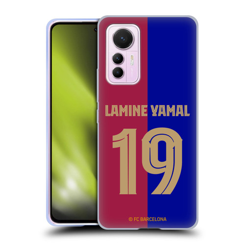 FC Barcelona 2024/25 Players Home Kit Lamine Yamal Soft Gel Case for Xiaomi 12 Lite