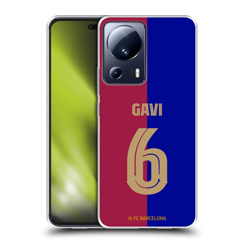 FC Barcelona 2024/25 Players Home Kit Gavi Soft Gel Case for Xiaomi 13 Lite 5G