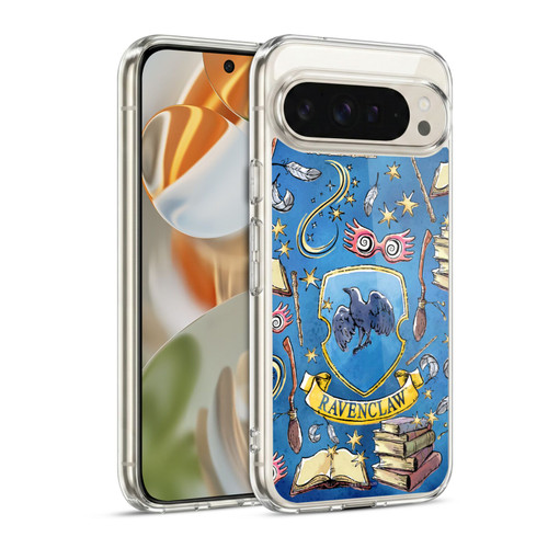 Harry Potter Deathly Hallows XIII Ravenclaw Pattern Soft Gel Case for Google Pixel 9 / Pixel 9 Pro
