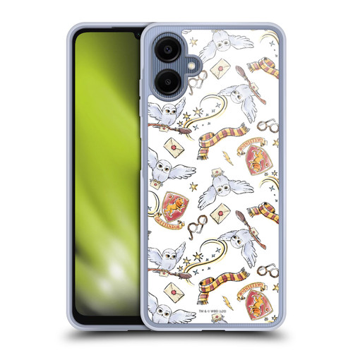 Harry Potter Deathly Hallows XIII Hedwig Owl Pattern Soft Gel Case for Samsung Galaxy A06 4G