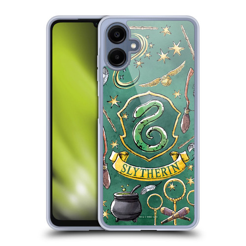 Harry Potter Deathly Hallows XIII Slytherin Pattern Soft Gel Case for Samsung Galaxy A06 4G