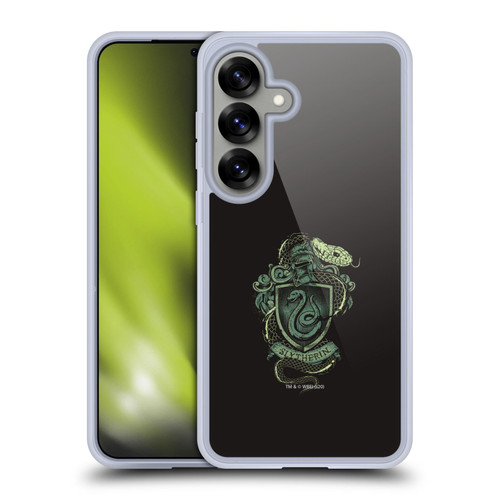 Harry Potter Deathly Hallows XIV Slytherin Soft Gel Case for Samsung Galaxy S25