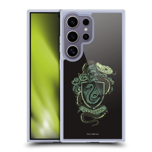 Harry Potter Deathly Hallows XIV Slytherin Soft Gel Case for Samsung Galaxy S25 Ultra