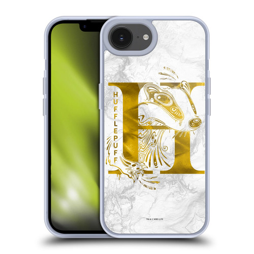 Harry Potter Deathly Hallows IX Hufflepuff Aguamenti Soft Gel Case for Apple iPhone 16e & MagSafe
