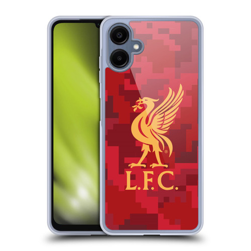 Liverpool Football Club Digital Camouflage Home Red Soft Gel Case for Samsung Galaxy A06 4G