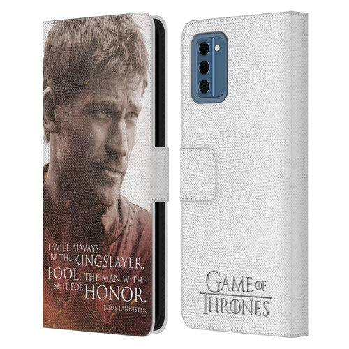 HBO Game of Thrones Character Portraits Jaime Lannister Leather Book Wallet Case Cover For Nokia NC300