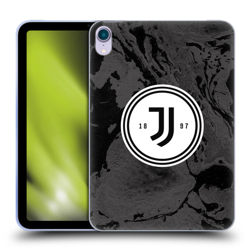 Juventus Football Club Art Monochrome Marble Logo Soft Gel Case for Apple iPad mini (2021/2024)
