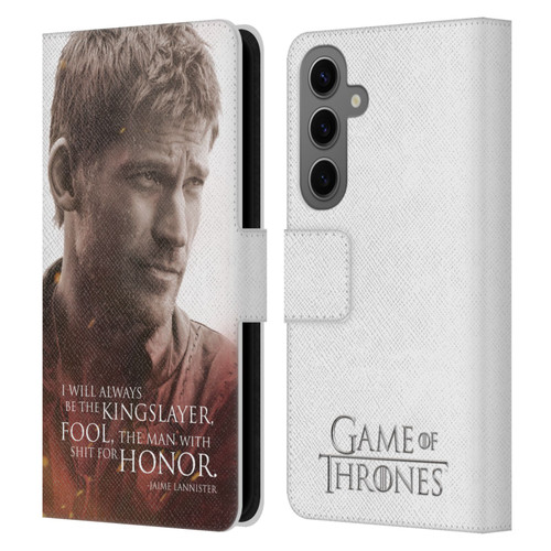 HBO Game of Thrones Character Portraits Jaime Lannister Leather Book Wallet Case Cover For Samsung Galaxy S25