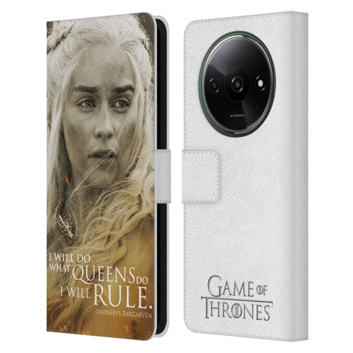 HBO Game of Thrones Character Portraits Daenerys Targaryen Leather Book Wallet Case Cover For Xiaomi Redmi A3