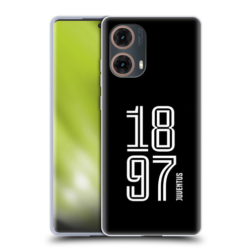 Juventus Football Club History 1897 Portrait Soft Gel Case for Motorola Moto G85