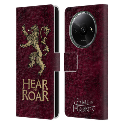 HBO Game of Thrones Dark Distressed Look Sigils Lannister Leather Book Wallet Case Cover For Xiaomi Redmi A3