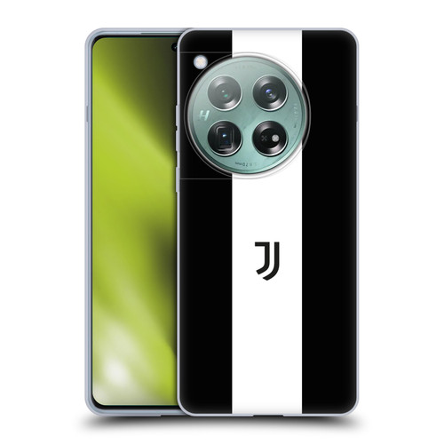 Juventus Football Club Lifestyle 2 Bold White Stripe Soft Gel Case for OnePlus 12
