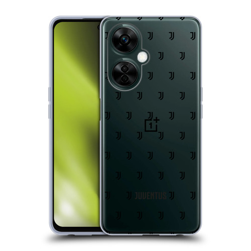 Juventus Football Club Lifestyle 2 Logomark Pattern 2 Soft Gel Case for OnePlus Nord N30