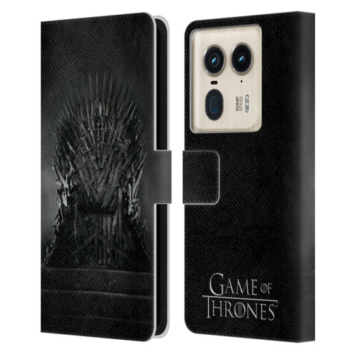 HBO Game of Thrones Key Art Iron Throne Leather Book Wallet Case Cover For Motorola Edge 50 Ultra/X50 Ultra