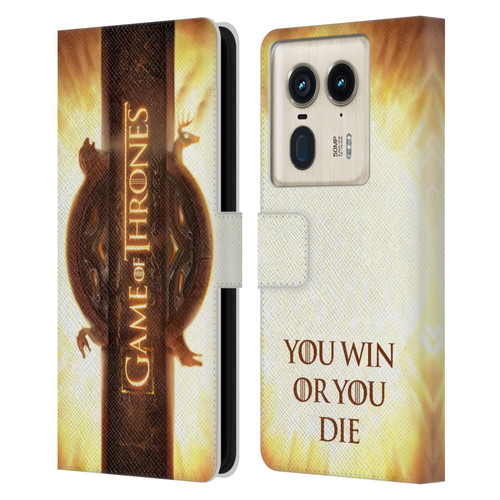 HBO Game of Thrones Key Art Opening Sequence Leather Book Wallet Case Cover For Motorola Edge 50 Ultra/X50 Ultra