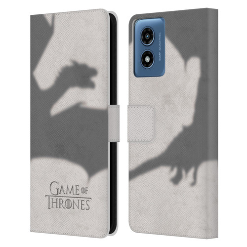 HBO Game of Thrones Key Art Dragon Leather Book Wallet Case Cover For Motorola Moto G Play (2024)