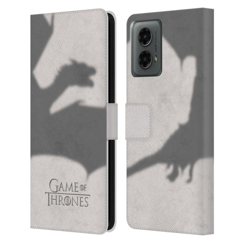HBO Game of Thrones Key Art Dragon Leather Book Wallet Case Cover For Motorola Moto G (2024)