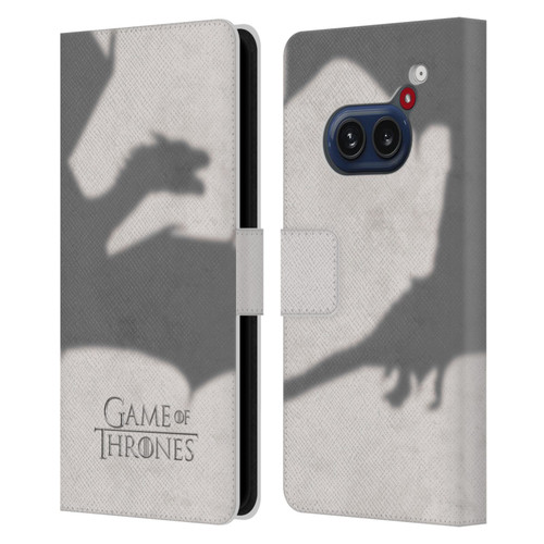 HBO Game of Thrones Key Art Dragon Leather Book Wallet Case Cover For Nothing Phone (2a)