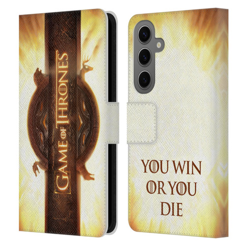 HBO Game of Thrones Key Art Opening Sequence Leather Book Wallet Case Cover For Samsung Galaxy S25