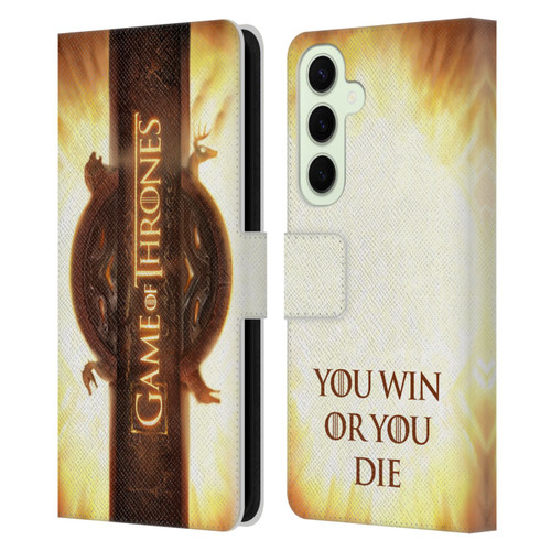 HBO Game of Thrones Key Art Opening Sequence Leather Book Wallet Case Cover For Samsung Galaxy S25+