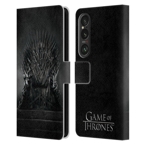 HBO Game of Thrones Key Art Iron Throne Leather Book Wallet Case Cover For Sony Xperia 1 VI 5G