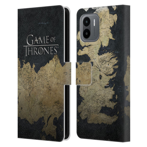 HBO Game of Thrones Key Art Westeros Map Leather Book Wallet Case Cover For Xiaomi Redmi A2