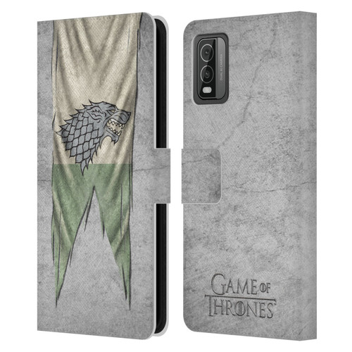 HBO Game of Thrones Sigil Flags Stark Leather Book Wallet Case Cover For Nokia C210