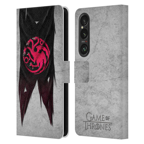 HBO Game of Thrones Sigil Flags Targaryen Leather Book Wallet Case Cover For Sony Xperia 1 VI 5G