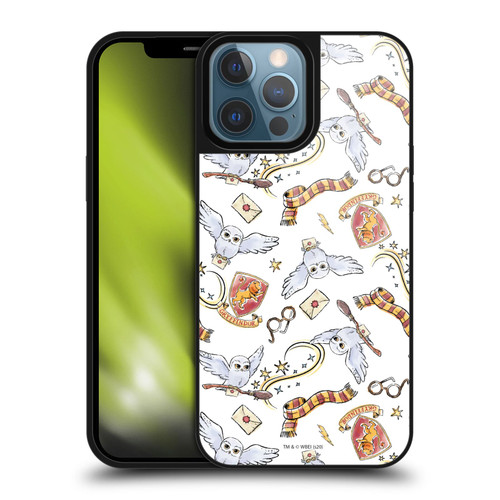 Harry Potter Deathly Hallows XIII Hedwig Owl Pattern Gel Armour Case For Apple iPhone 13 Pro Max