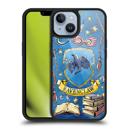 Harry Potter Deathly Hallows XIII Ravenclaw Pattern Gel Armour Case For Apple iPhone 14