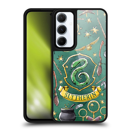 Harry Potter Deathly Hallows XIII Slytherin Pattern Gel Armour Case For Samsung Galaxy A55 5G