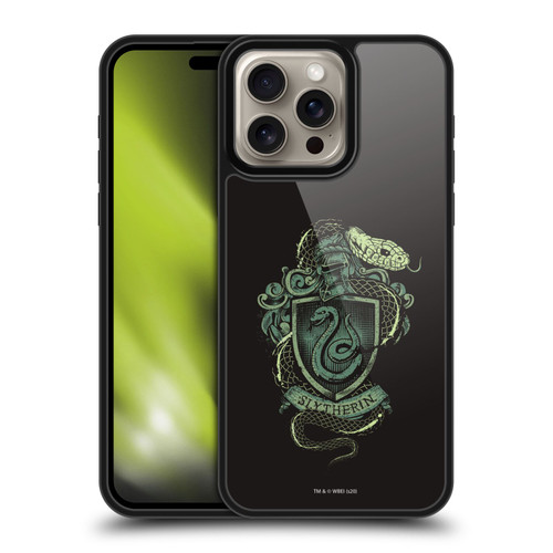 Harry Potter Deathly Hallows XIV Slytherin Gel Armour Case For Apple iPhone 16 Pro Max
