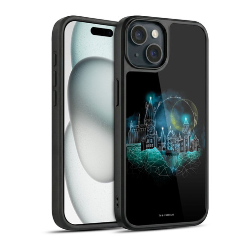 Harry Potter Deathly Hallows XVIII Hogwarts Gel Armour Case For Apple iPhone 15