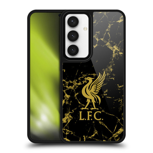 Liverpool Football Club Crest & Liverbird Patterns 1 Black & Gold Marble Gel Armour Case For Samsung Galaxy S24 5G Liverpool Football Club Crest & Liverbird Patterns 1 Black & Gold Marble Gel Armour Case For Samsung Galaxy S24 5G