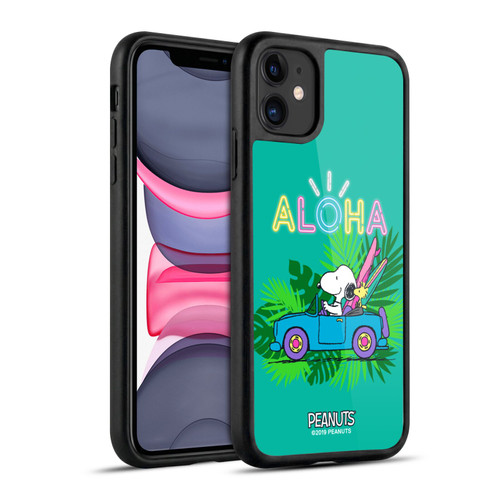 Peanuts Snoopy Aloha Disco Tropical Surf Gel Armour Case For Apple iPhone 11