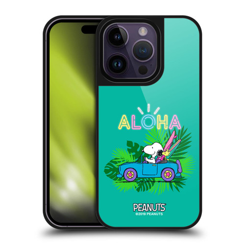 Peanuts Snoopy Aloha Disco Tropical Surf Gel Armour Case For Apple iPhone 14 Pro