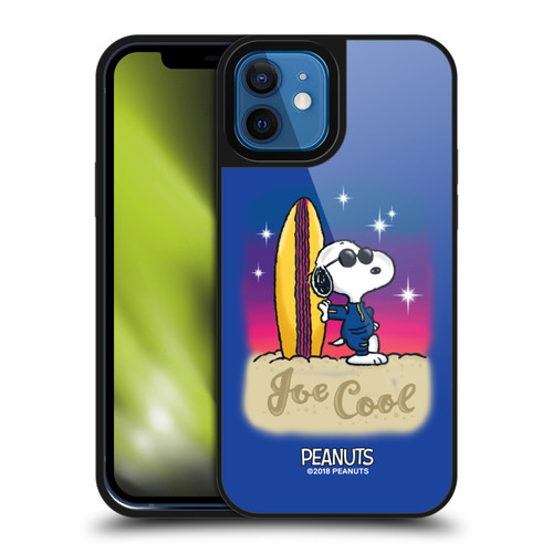 Peanuts Snoopy Boardwalk Airbrush Joe Cool Surf Gel Armour Case For Apple iPhone 12 / iPhone 12 Pro