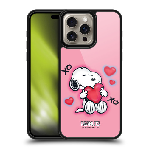 Peanuts Snoopy Boardwalk Airbrush XOXO Gel Armour Case For Apple iPhone 16 Pro Max