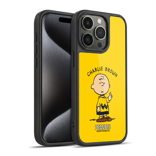 Peanuts Characters Charlie Brown Gel Armour Case For Apple iPhone 15 Pro