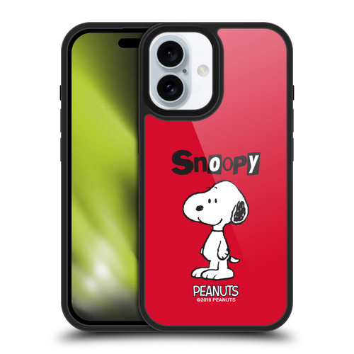 Peanuts Characters Snoopy Gel Armour Case For Apple iPhone 16