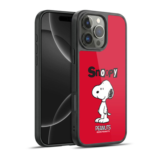 Peanuts Characters Snoopy Gel Armour Case For Apple iPhone 16 Pro Max
