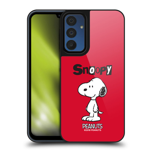 Peanuts Characters Snoopy Gel Armour Case For Samsung Galaxy A15